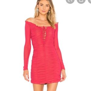 Majorelle Darling Dress in Pink Coral